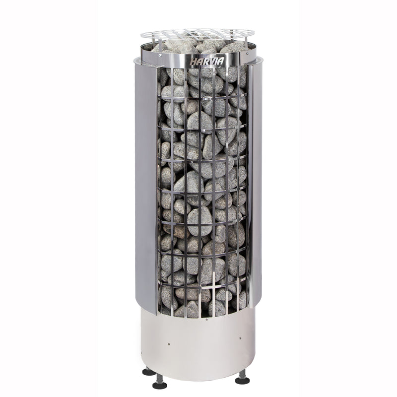 Cilindro Half Series 6kW Stainless-Steel Sauna Heater, 240V 1PH