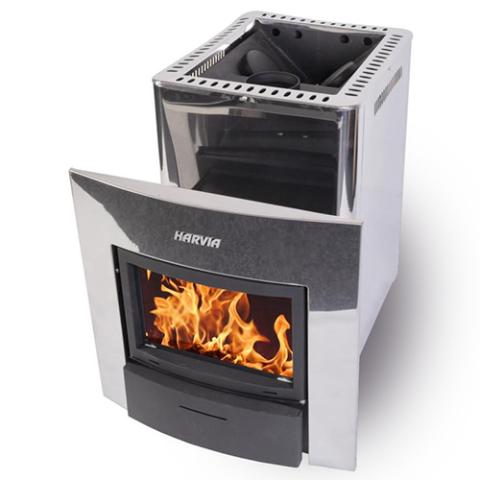 Pro Series 24.1kW Wood-Burning Sauna Stove w/Fireplace