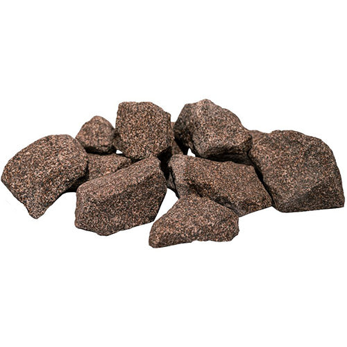 Elite Pro Heavy-Duty Sauna Heater Stones, Split-Face, 5-10cm