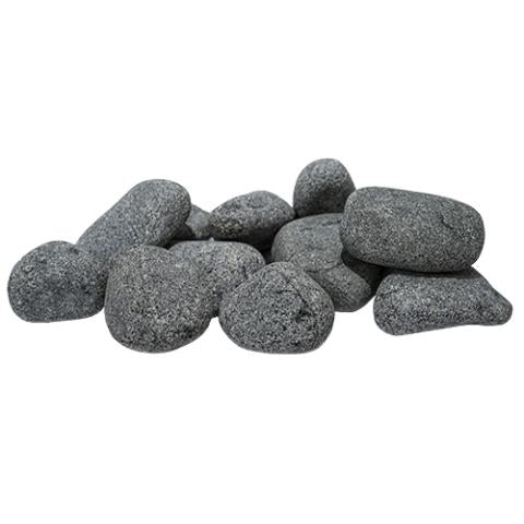 Olivine Diabase Sauna Heater Stones, Rounded, 10-15cm