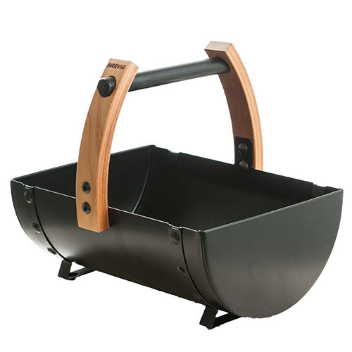 Sauna Bucket, Black Steel w/ Thermo-Aspen
