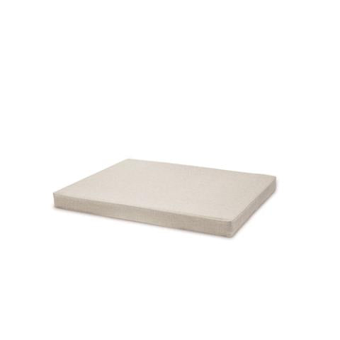 PROSAUNAS SaunaComfort 24 x 20 beige stain-resistant sauna cushion - angled product view
