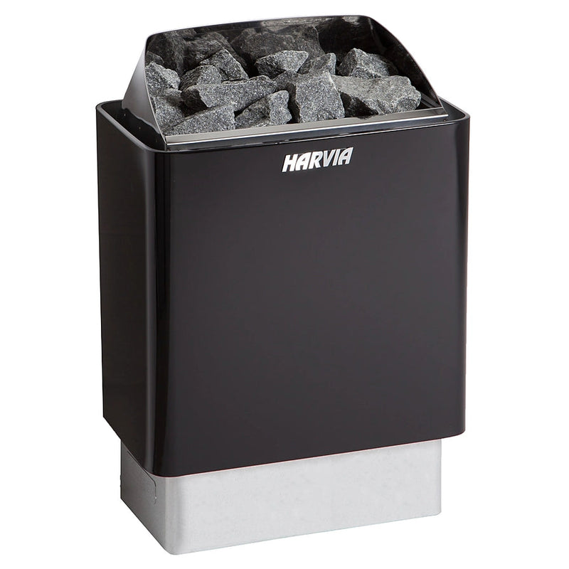 Harvia KIP black sauna heater for external controls