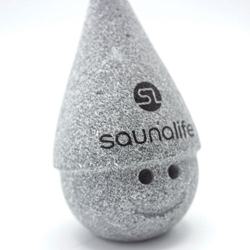SaunaLife Stoney Sauna Gnome w/ Cone Hat, Carved Soapstone
