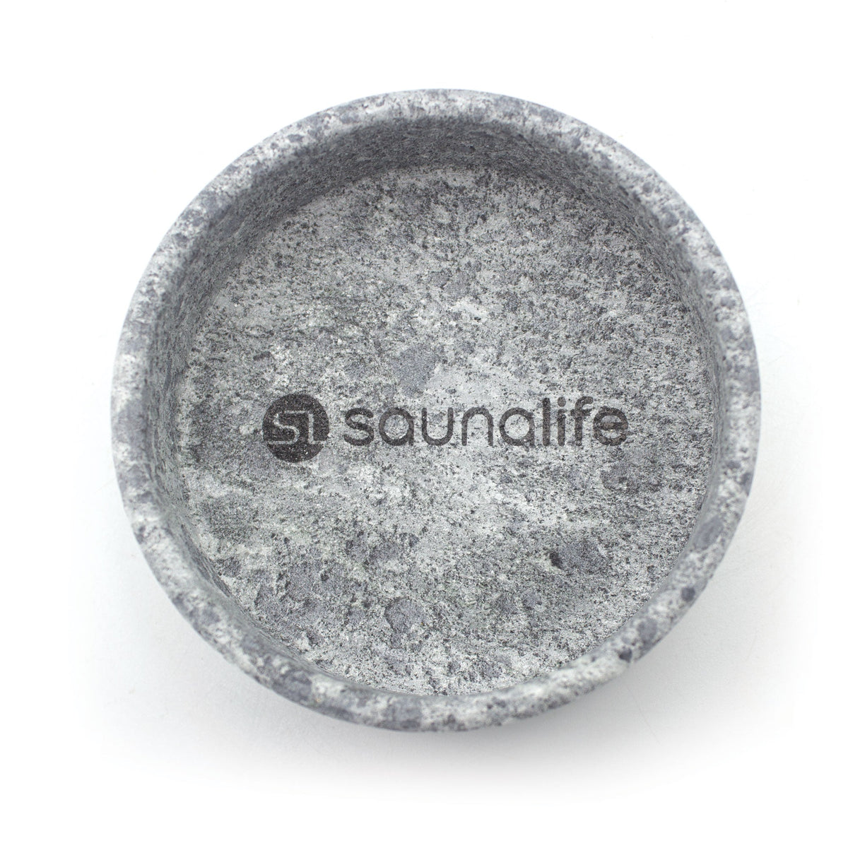 SaunaLife Coaster and Aroma Tray Drink Holder and Scent Reservoir, Carved Soapstone