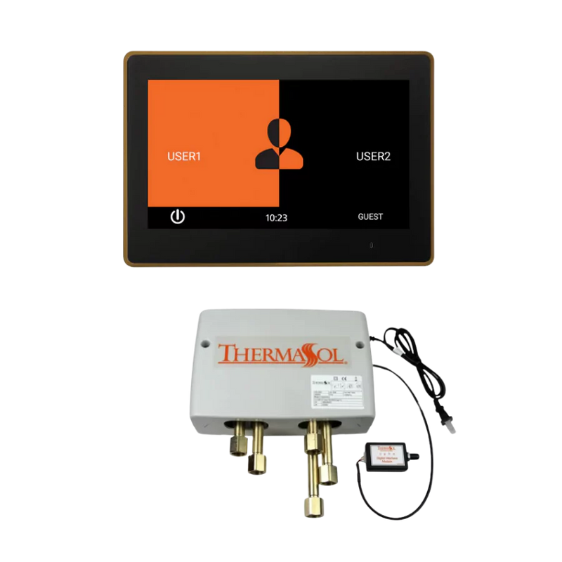 Digital Shower Package - ThermaTouch2 10 Control + Digital Shower Valve — DSPU-TT10-AB
