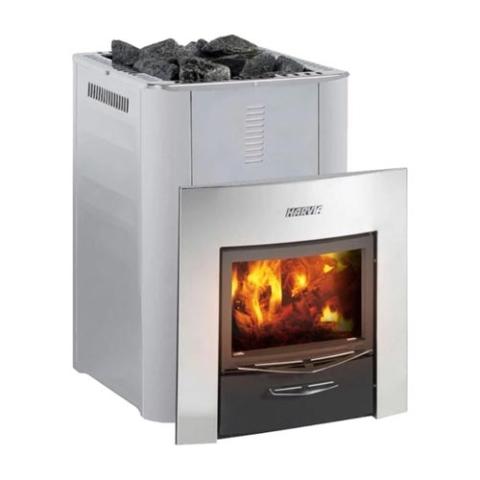 Pro Series 31kW Wood-Burning Sauna Stove w/Fireplace