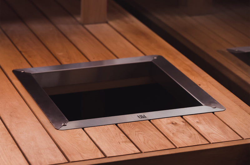 Embedding Flange for CLIFF/STEEL Series Sauna Heaters — manufacturer product image