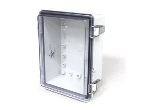 SaunaLife SaunaGear 300 waterproof control enclosure with clear hinged door closed