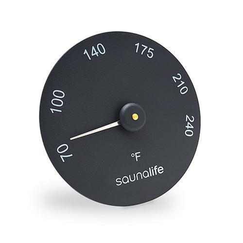 SaunaLife Essentials Set 4 — included black thermometer