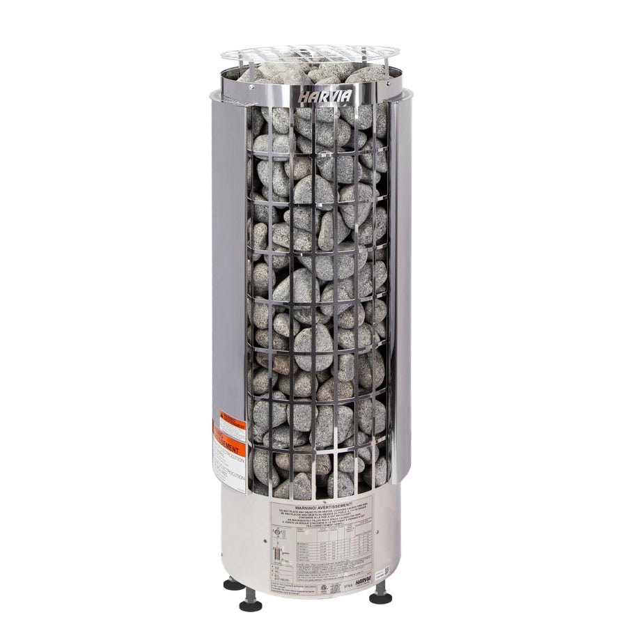 Cilindro Half Series 10.5kW Stainless-Steel Sauna Heater, 240V 1PH — HPCS11U1HUL