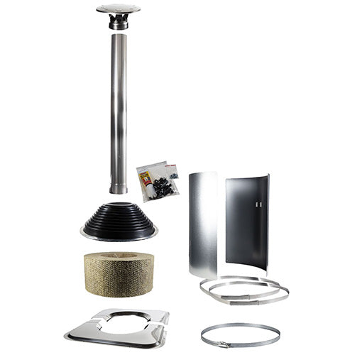 Chimney Symmetric Accessory Kit, Stainless Steel