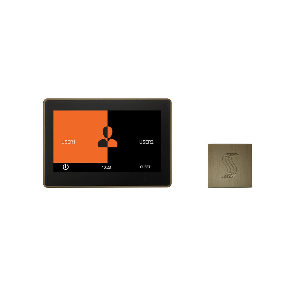 ThermaTouch2 10 Control + Steam Head Kit (Square) — TT10-SVSQ-AB