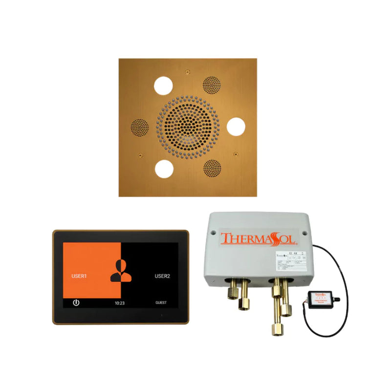 Wellness Shower Package - Serenity Advanced Rainhead (Square) + ThermaTouch2 10 Control + Digital Shower Valve — WSP10S-AB