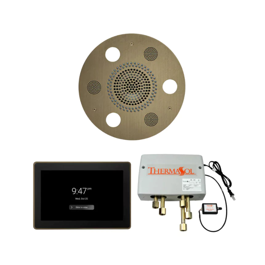 Wellness Shower Package - Serenity Advanced Rainhead (Round) + ThermaTouch2 15 Control + Digital Shower Valve — WSP15R-AB